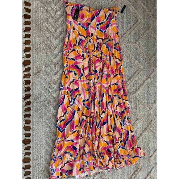 New AFRM Emerson Maxi Dress in Summer Butterfly Multicolor Womens Size Large - Picture 5 of 6